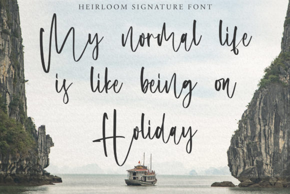 Heirloom Font - Preview 5