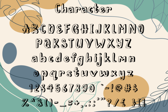 Honey Mountain Font PNG with transparent background - Preview 4