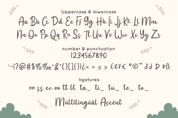 Intima Politha Font PNG with transparent background - Preview 3