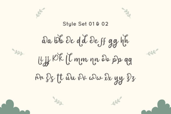 Intima Politha Font PNG with transparent background - Preview 4