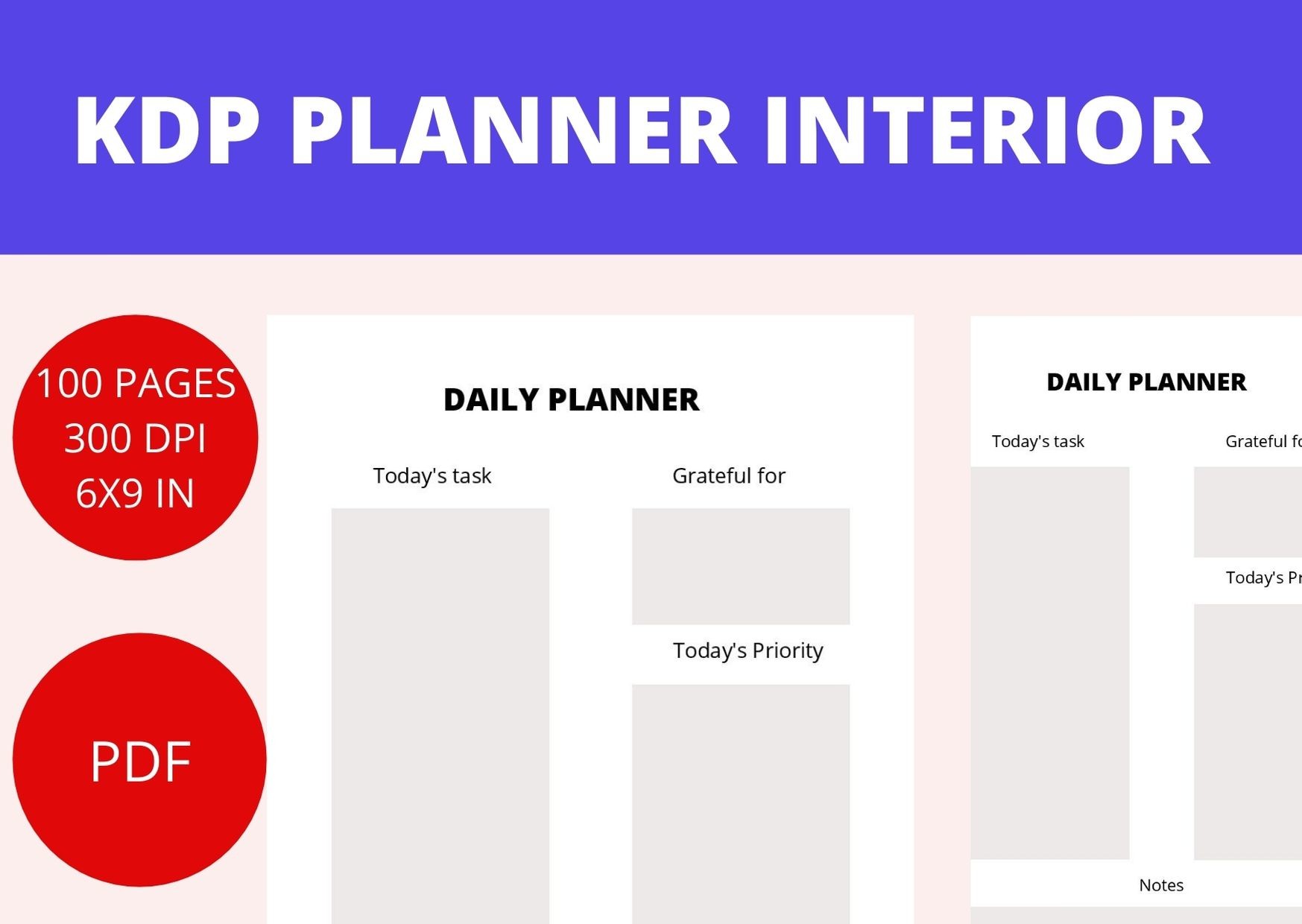 KDP PLANNER INTERIOR LOG Graphic by CREATILORY · Creative Fabrica