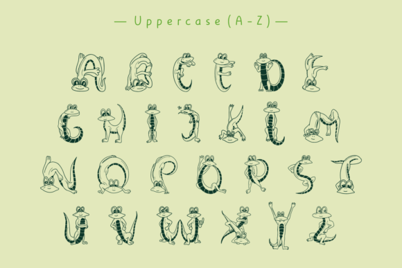 Lizact Font PNG with transparent background - Preview 2