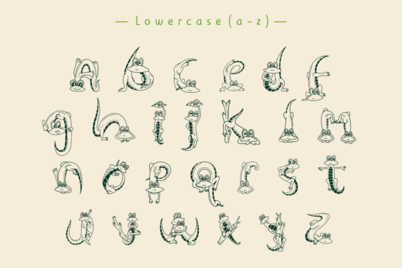 Lizact Font PNG with transparent background - Preview 3