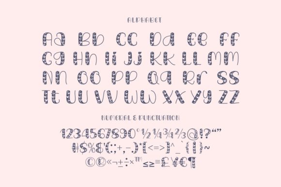 Love Triangle Font PNG with transparent background - Preview 2