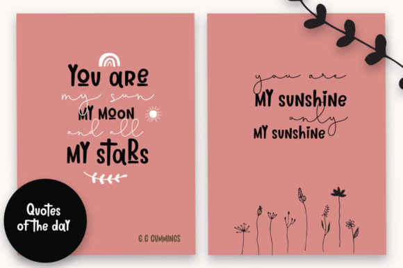 Lovely Pinkmatte Font PNG with transparent background - Preview 4