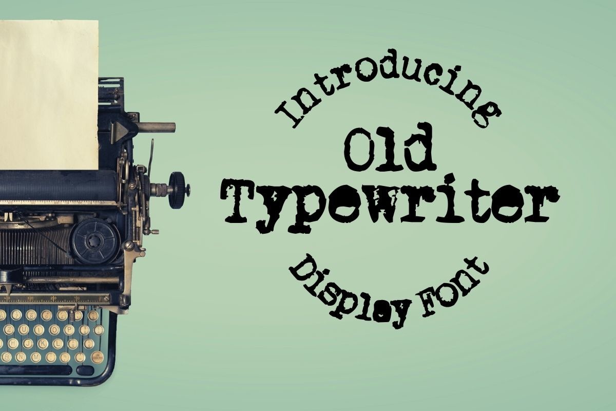 Old Typewriter preview: basic workhorse font