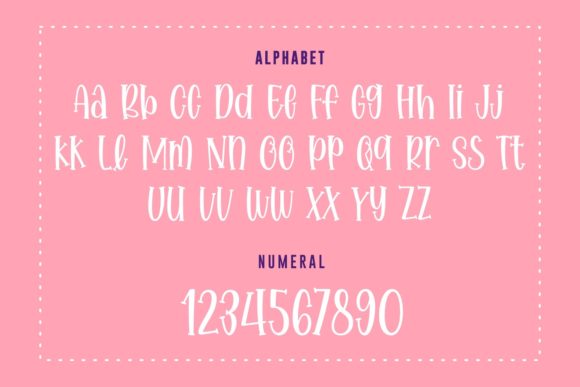 Prince Pinky Font PNG with transparent background - Preview 2