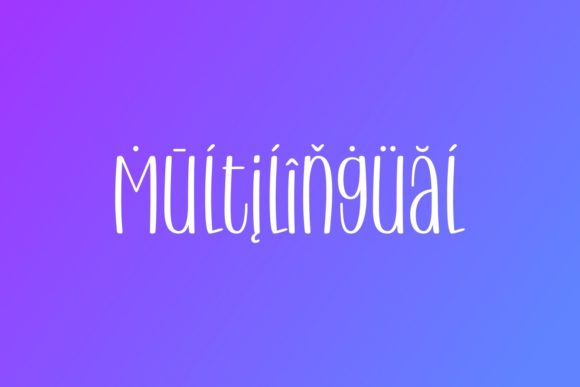 Rubbie Font PNG with transparent background - Preview 3