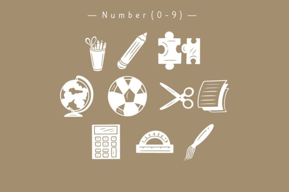 Scholan Font PNG with transparent background - Preview 3