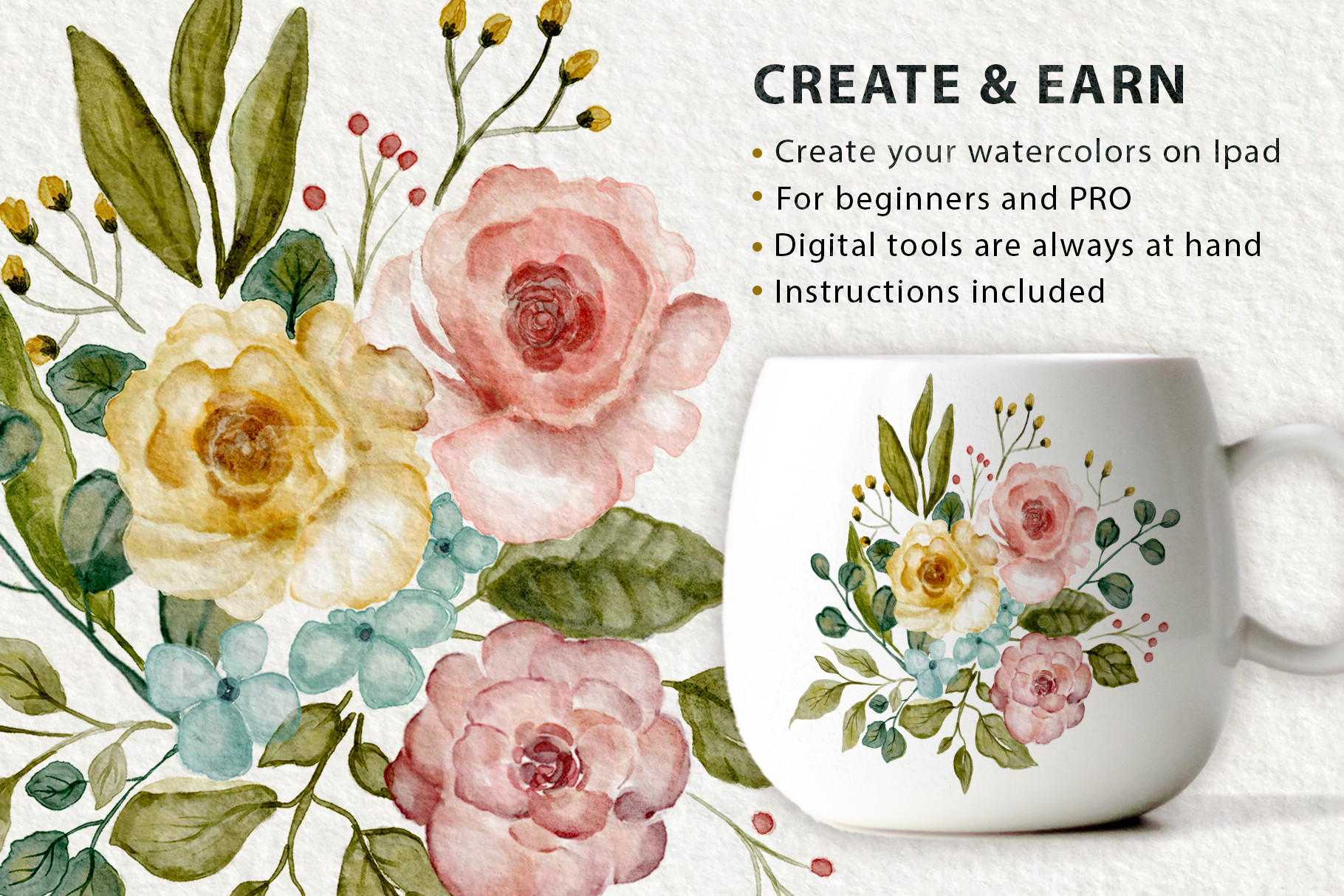Watercolor Tool Kit for Procreate - photo 2
