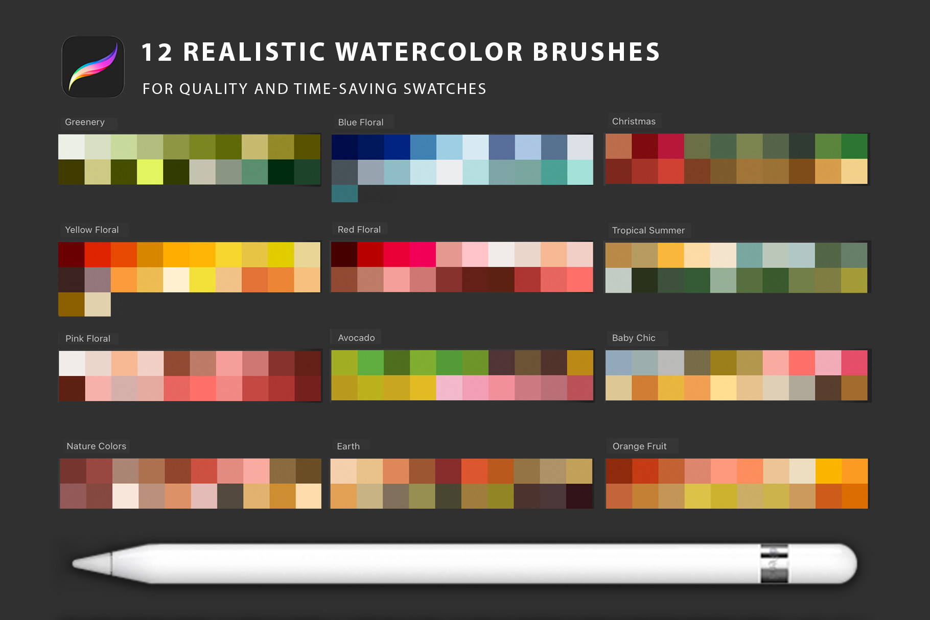 Watercolor Tool Kit for Procreate - photo 6