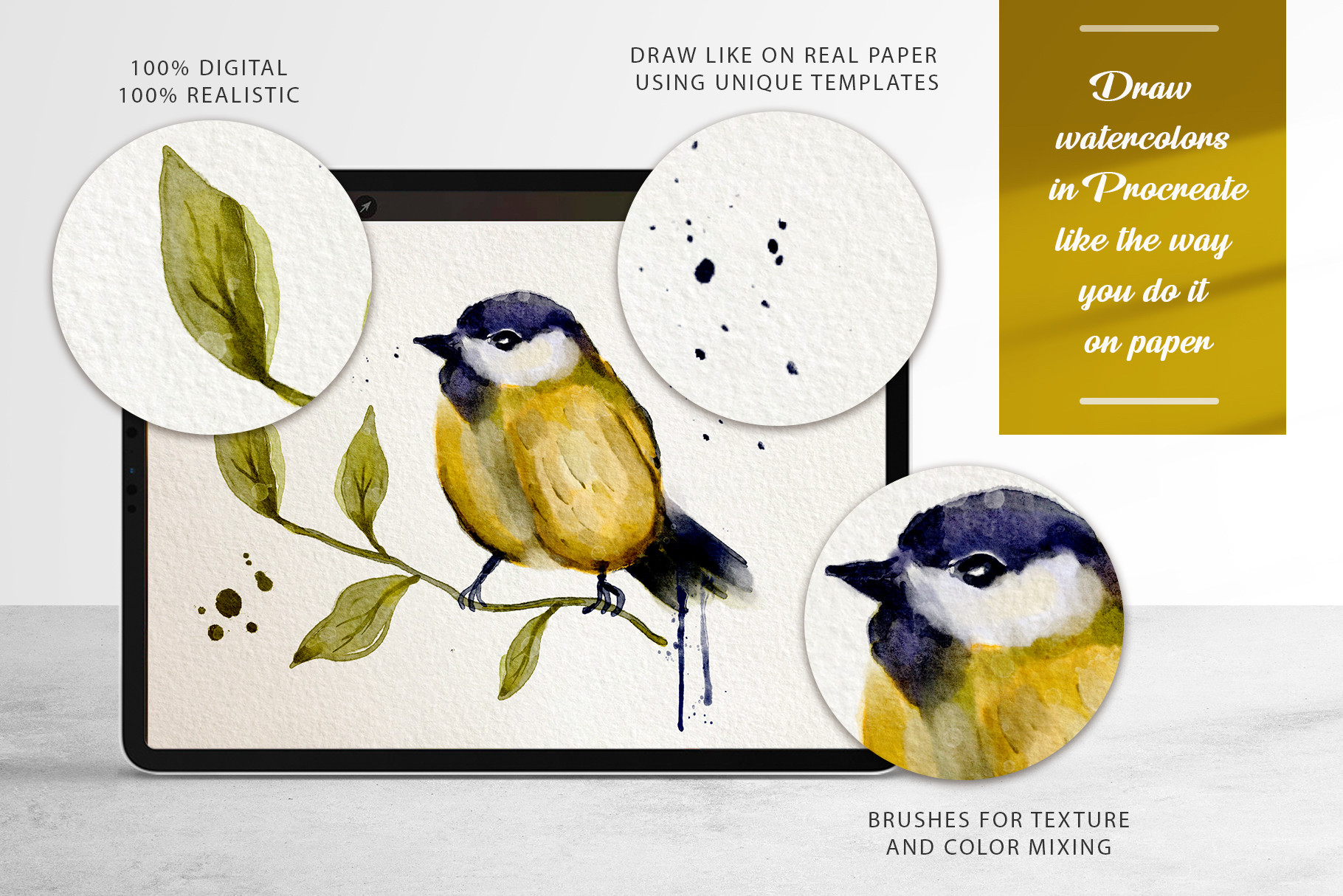 Watercolor Tool Kit for Procreate - photo 7