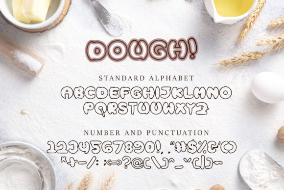 Dough! Font - Preview 5