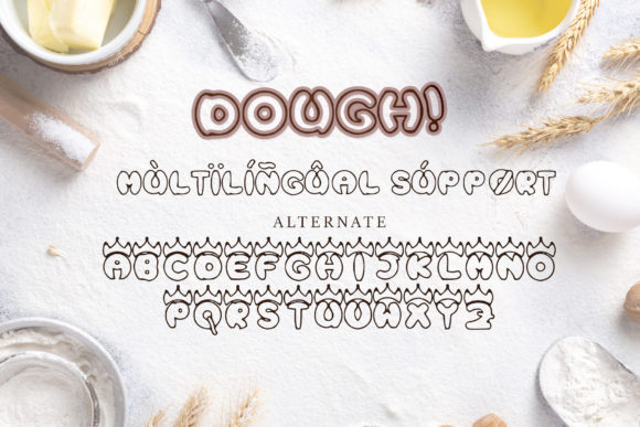 Dough! Font - Preview 6
