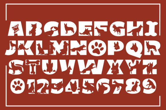German Shepherd Mom Font - Preview 1