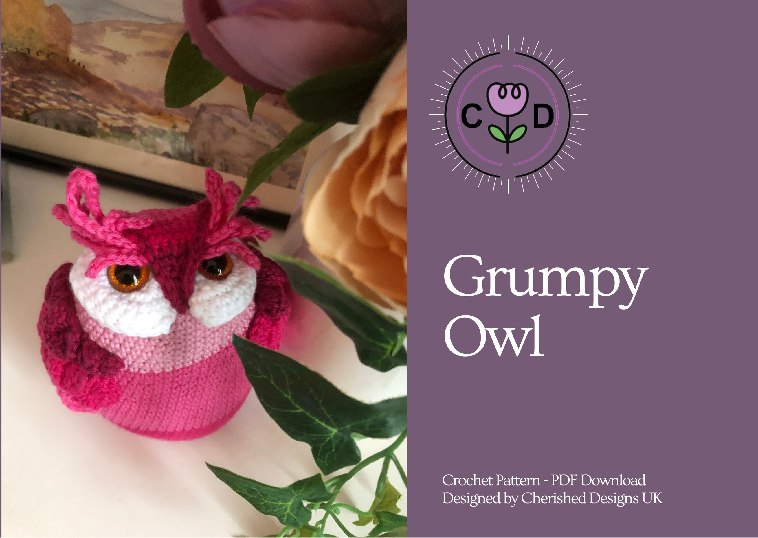 Grumpy Owl Crochet Pattern