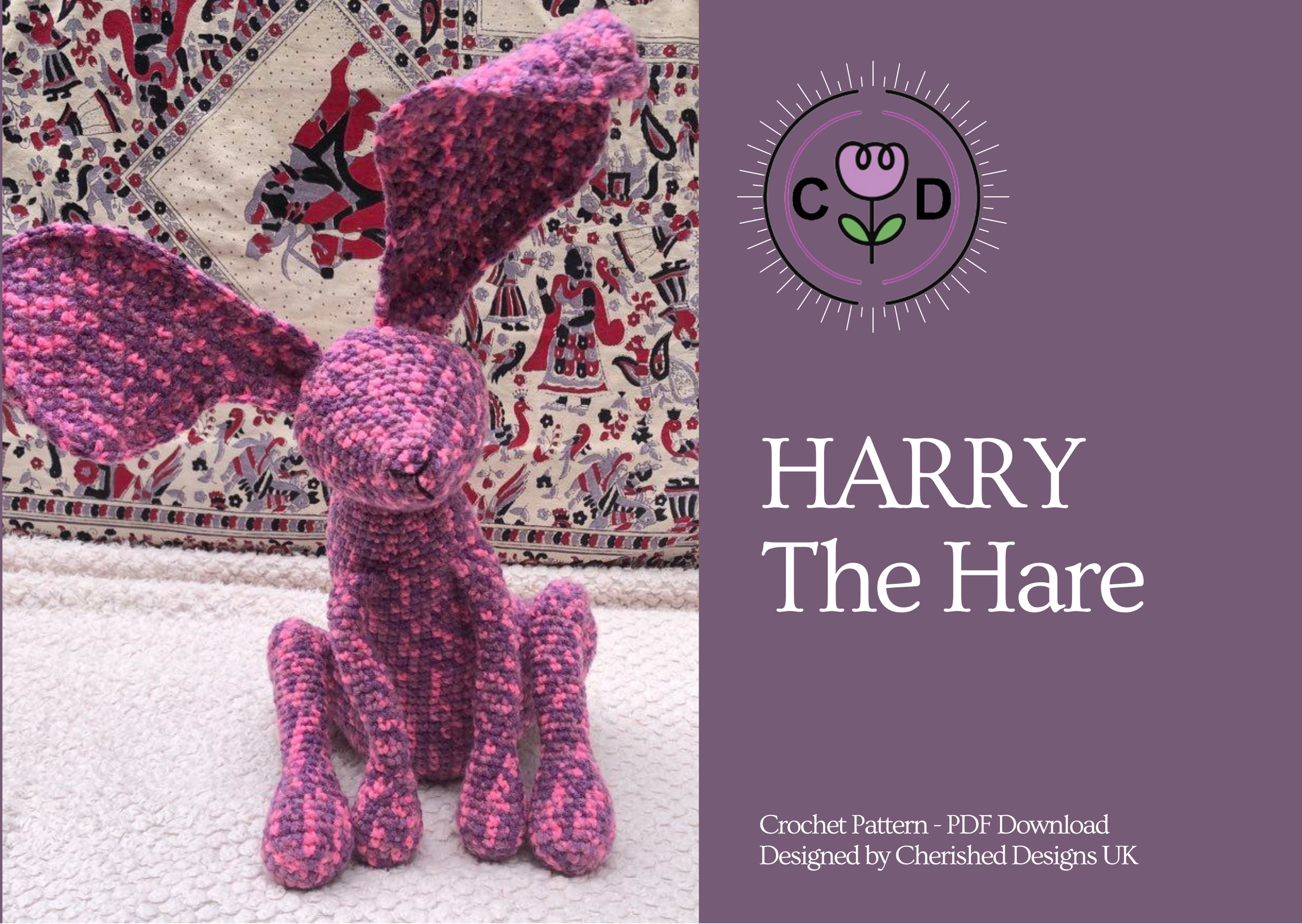Harry the Hare Crochet Pattern