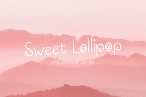 My Lollipop Font PNG with transparent background - Preview 2