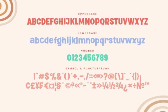 Pretty Morning Font PNG with transparent background - Preview 1