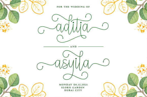 Andita Font - Preview 1