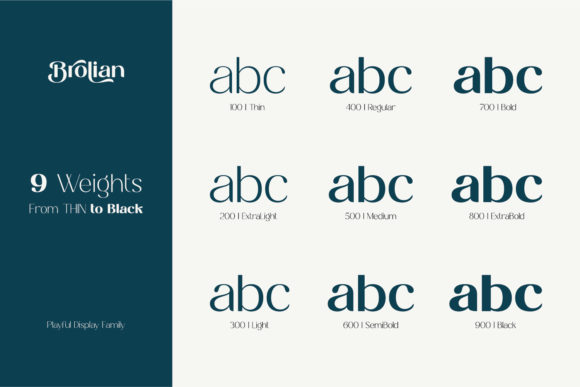 Brolian Font - Preview 1