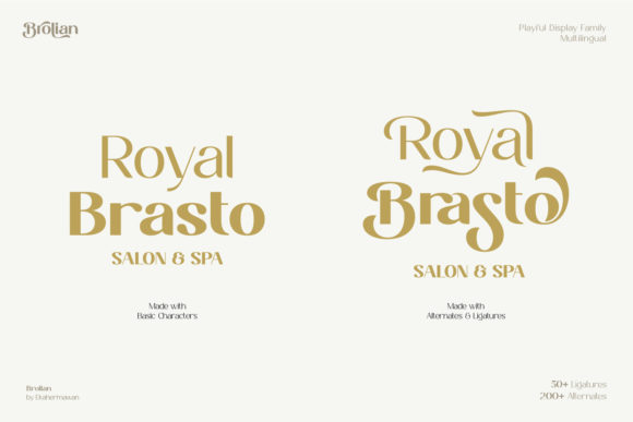 Brolian Font - Preview 2
