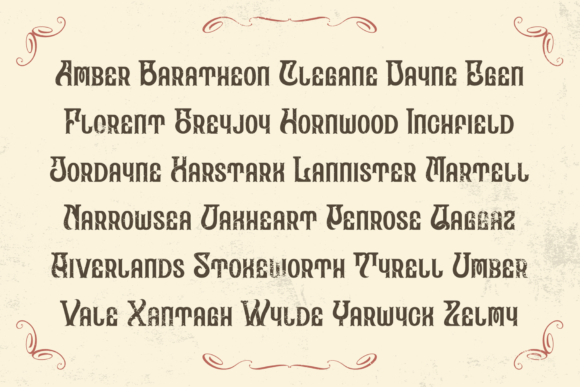 Chevante Font PNG with transparent background - Preview 3