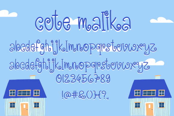 Cute Malika Font - Preview 3
