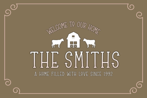 Farmhouse Font - Preview 2