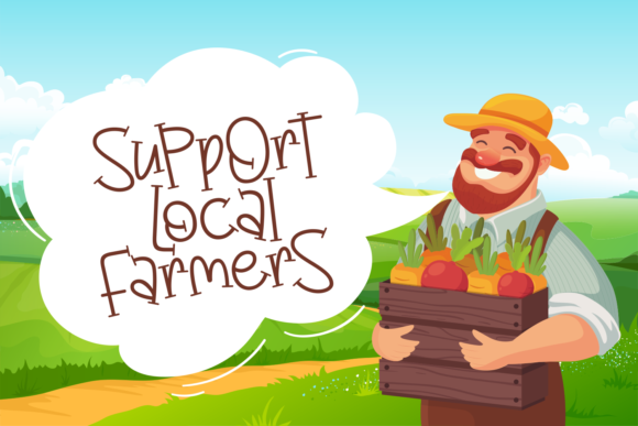 Fun Farming Font - Preview 2