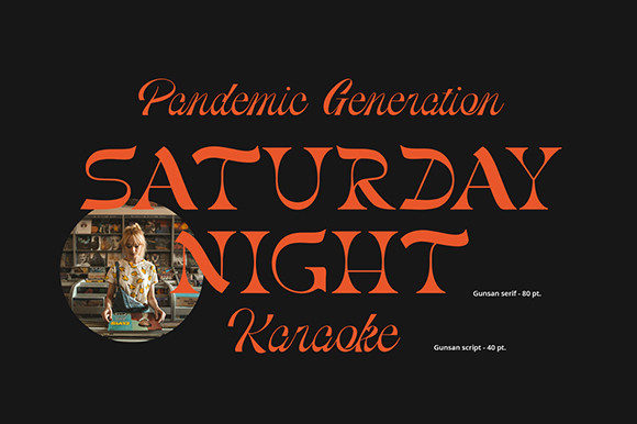 Gunsan Font PNG with transparent background - Preview 6