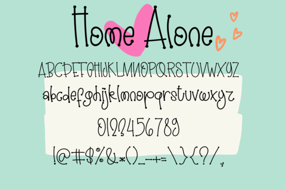 Home Alone Font - Preview 4