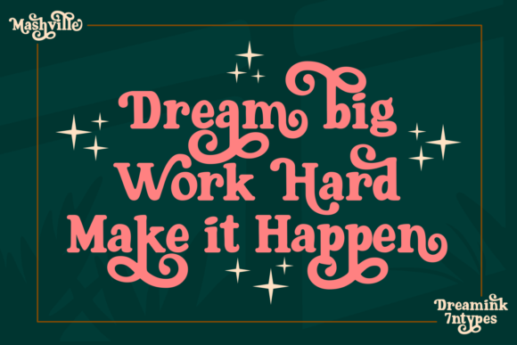Mashville Font PNG with transparent background - Preview 4
