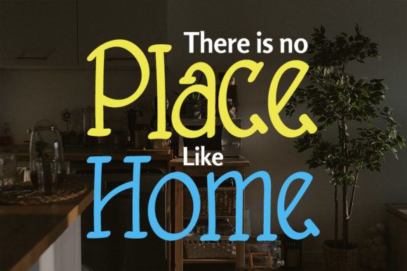 Room House Font PNG with transparent background - Preview 3