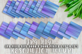 Digital Paper Strip Blue Blur Background Graphic by Artnoy · Creative ...