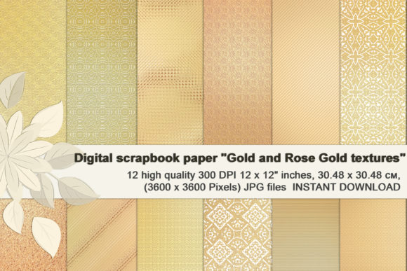 Gold Digital Foil Textures