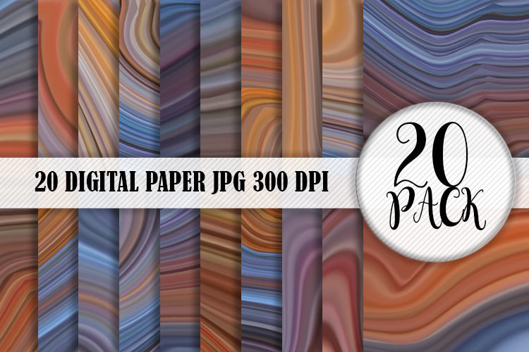 Digital Paper Brown Wave Background Graphic by Artnoy · Creative Fabrica
