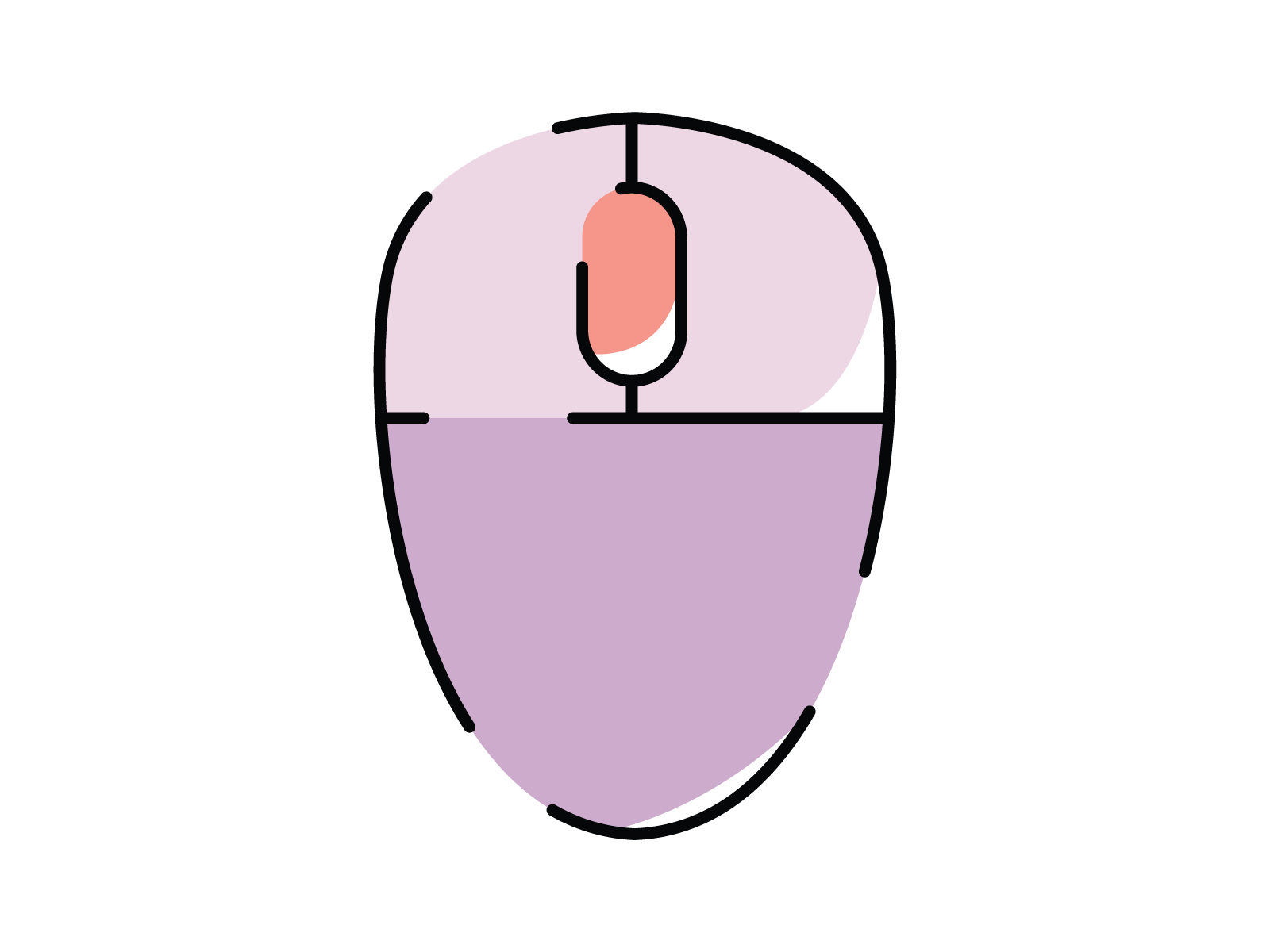 Dashed Line Mouse Icon Graphic by bejosaklawasestudio · Creative Fabrica