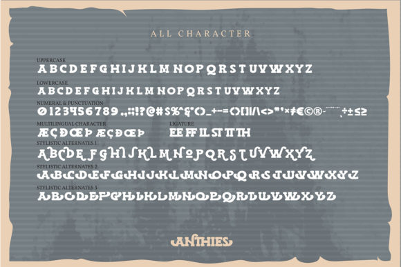 Anthies Font - Preview 5