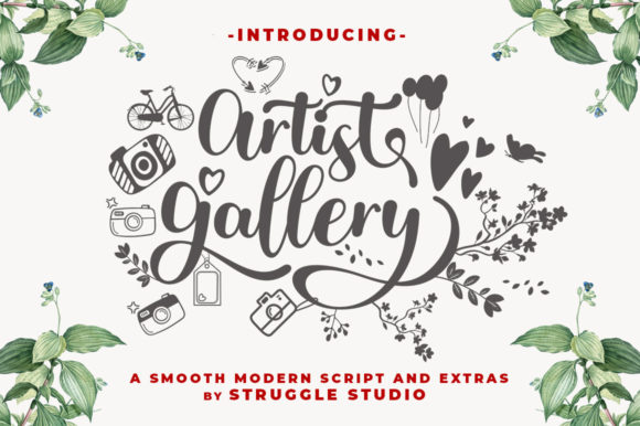 Artist Gallery Font - Preview 6