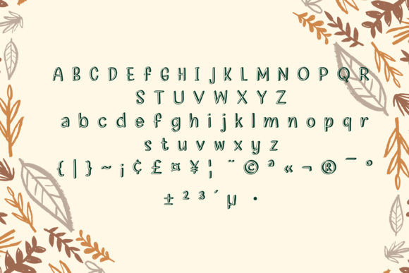 Bae Pumpkin Font - Preview 1