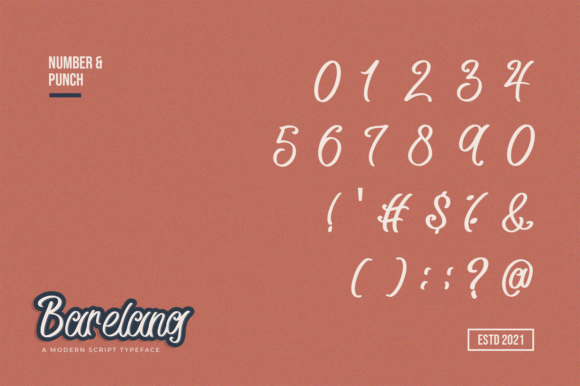 Barelang Font - Preview 3