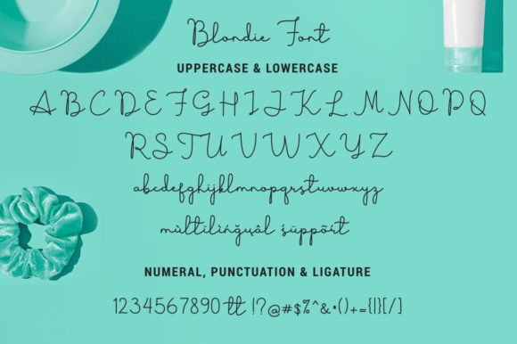 Boldie Blondie Font - Preview 6