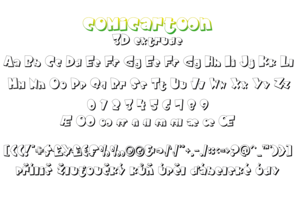 Comicartoon Font - Preview 4