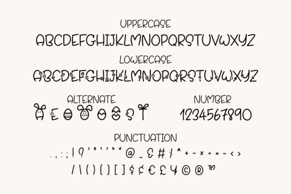 Easter Egg Font - Preview 2