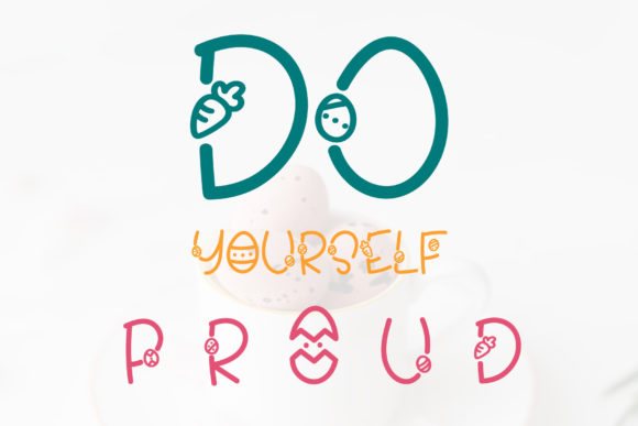Easter Egg Font - Preview 3