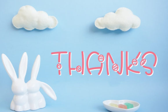 Easter Egg Font - Preview 4
