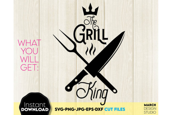 Father Day SVG Grill Master Apron Design