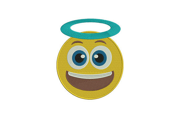 Halo Yellow Emoji