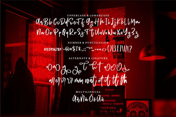 Matethi Font PNG with transparent background - Preview 5